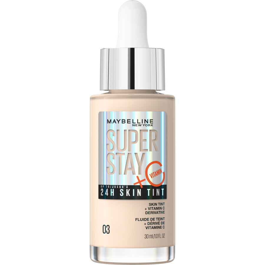 Maybelline New York Super Stay Vitamin C huidtint 03 ser kleuring, 30 ml