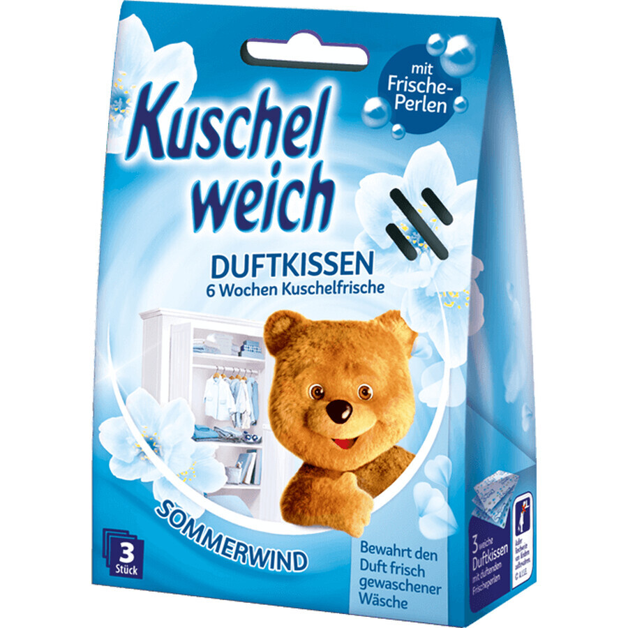 Kuschelweich Sachets parfumés Summer Breeze - bleu 3 pcs