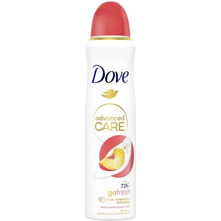 Dove Advanced Care Peach Antiperspirant Spray 150 ml