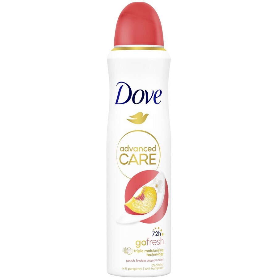 Dove Advanced Care Peach Antiperspirant Spray 150 ml