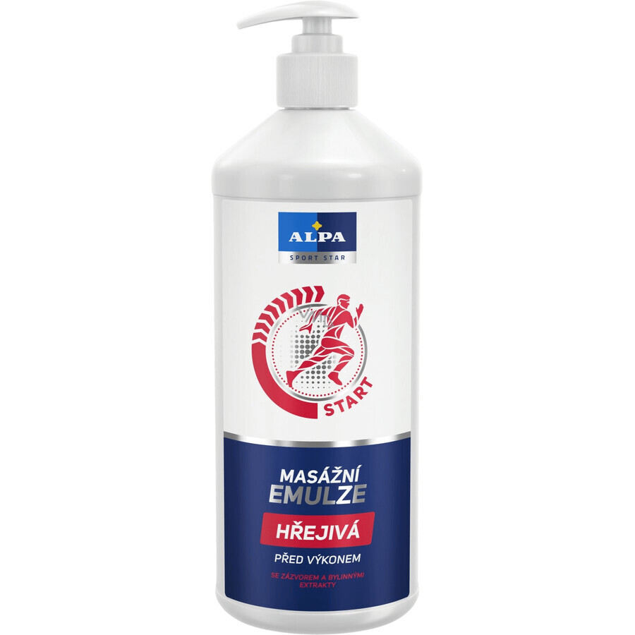 Alpa Émulsion de massage chauffante 1 litre