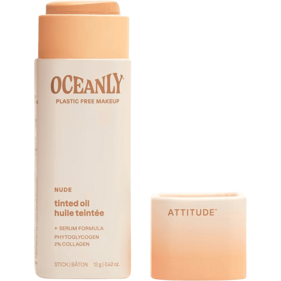 Attitude Oceanly Solid Solid Tinted Oil Serum - Nude 12 g