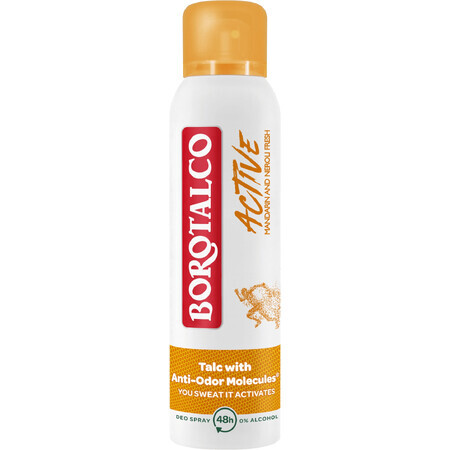 Borotalco Active Mandarine und Neroli Fresh, Unisex Antitranspirant Deodorant Spray 150 ml