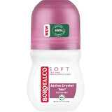 Borotalco Zachte talk en roze bloem Roll-on Deodorant voor vrouwen 50 ml