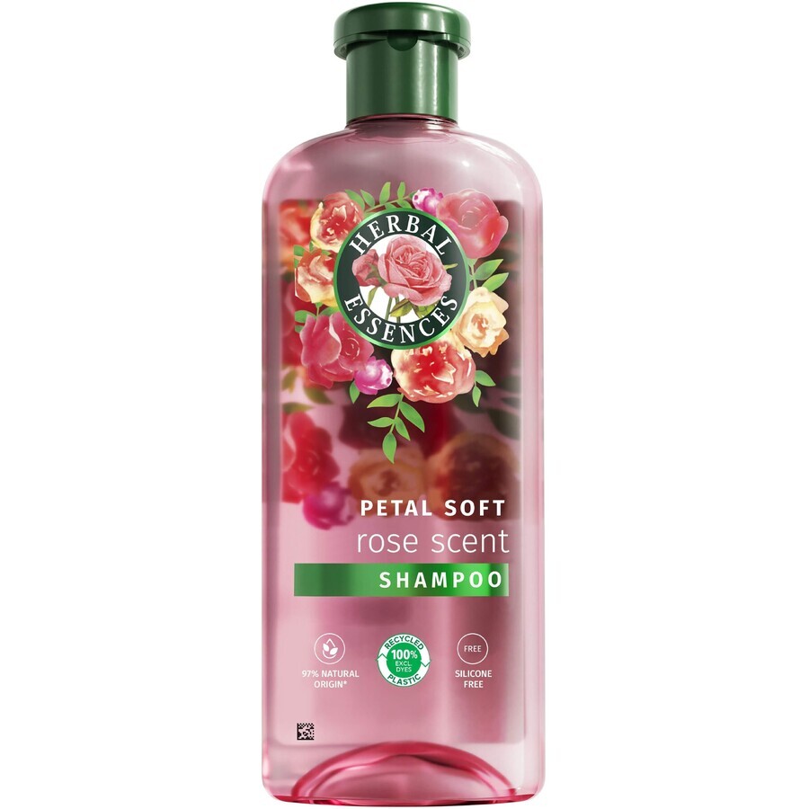 Herbal Essences Champú Nutritivo Pétalo de Rosa para Cabello Seco 350 ml