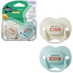 Tommee Tippee Suzetă CTN Silicone Any Time 0-6m 2 buc