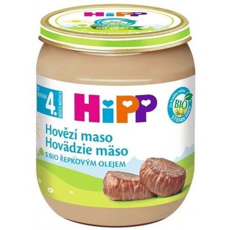 HiPP Biologische runderpuree 125 g