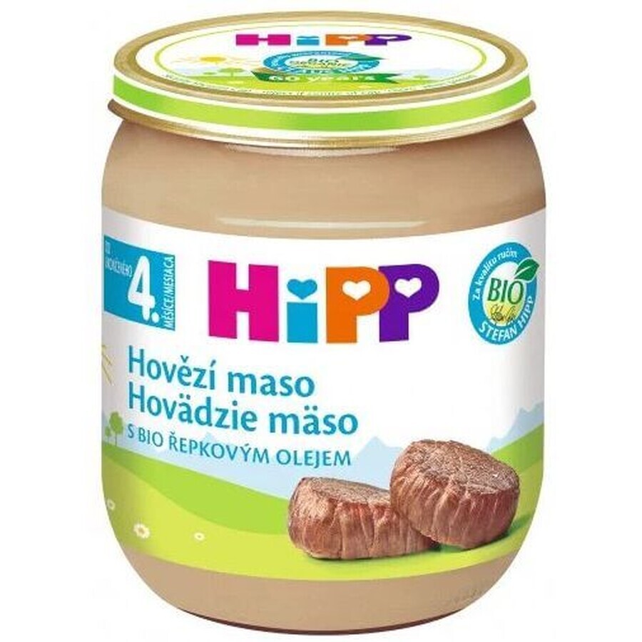 HiPP Biologische runderpuree 125 g