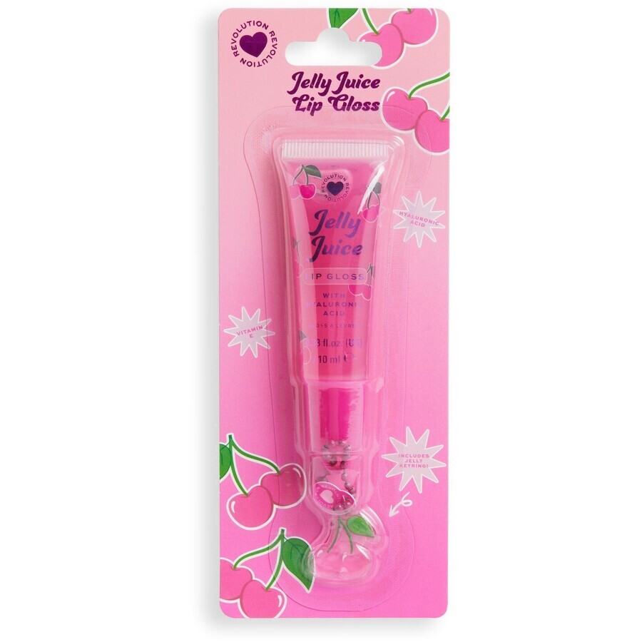 I Heart Revolution Jelly Juice Lip Tubes - Brillo de labios cereza 10 ml