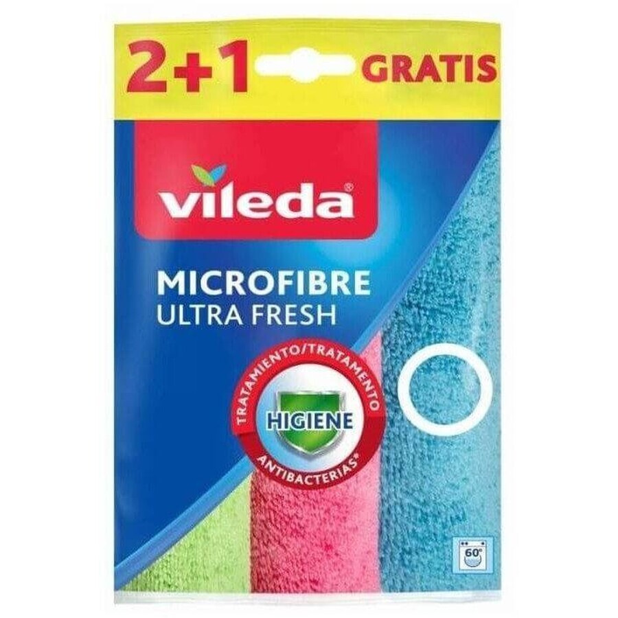 Vileda Ultra Fresh micro serviettes 2+1pcs