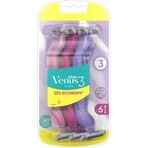 Gillette Venus Simply Venus3 Rasoir jetable Multicolore 6 pcs