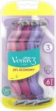 Gillette Venus Simply Venus3 Rasoir jetable Multicolore 6 pcs