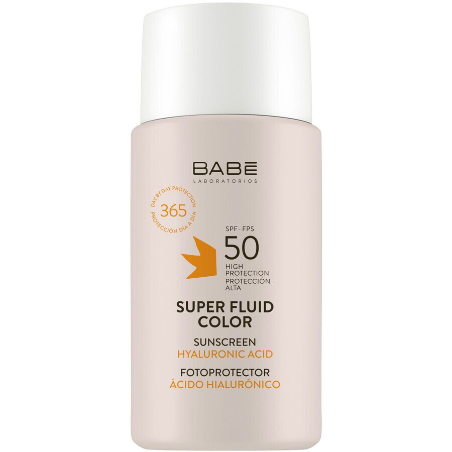 Babé SUPER FLUIDE COULEUR SPF50 fluide teinté pour tous types de peau 50 ml