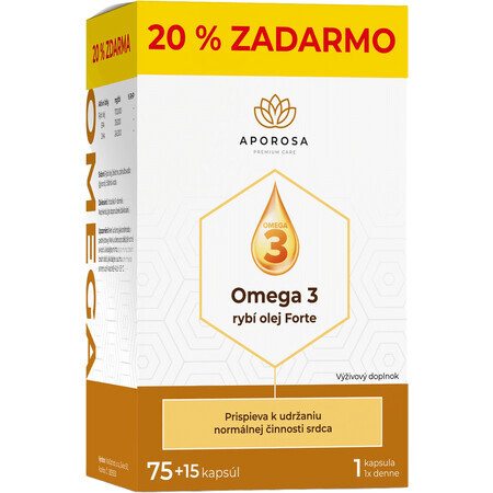 Aporosa Omega 3 Fish Oil Forte 700 mg 90 gélules