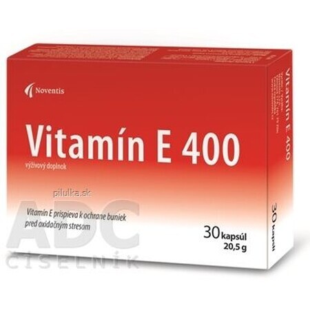 Noventis Vitamine E 400 30 gélules