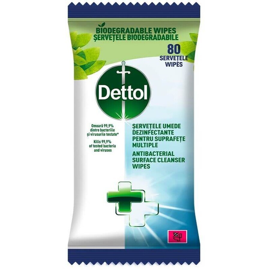 Dettol Lingettes de surface 5 x 80 pcs