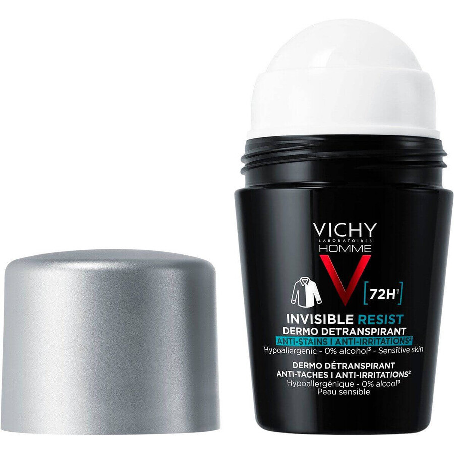 Vichy Homme Invisible Resist 72H antiperspirant against stains and irritations 50 ml