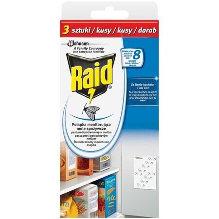 Polilla de la comida raid 3 uds