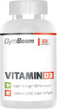 GymBeam Vitamine D3 2000 IU, sans ar&#244;me, 240 softgels