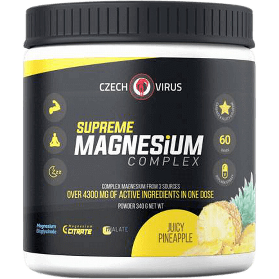 Czech Virus Supreme Magnesium Complex, ananas succulent 340 g