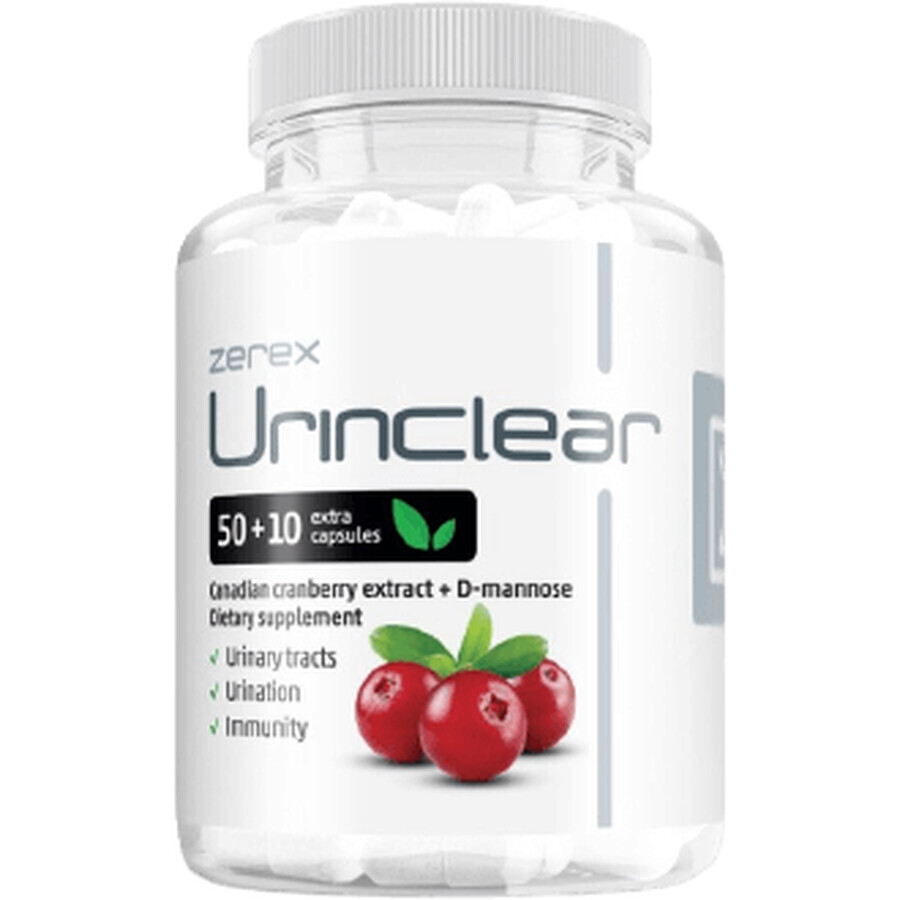 Zerex Canadian Cranberry Urinclear 60 gélules