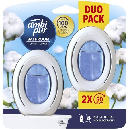 AmbiPur Fresh Air Bath Cotton Bath Freshener 2 x 7,5 ml