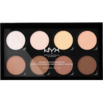 NYX Professional Makeup Highlight & Contour Pro Palette, Contour Palette 21.6 g