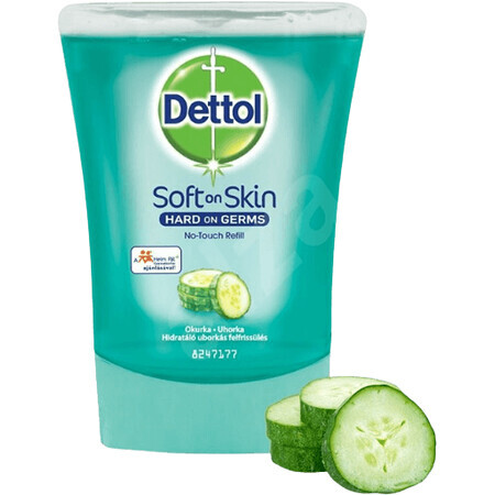 Dettol Refill fără sticlă. dozator Freshness Cucumber 250 ml