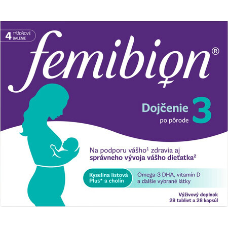 Femibion 3 Breastfeeding, 28 Tabletten und 28 Kapseln