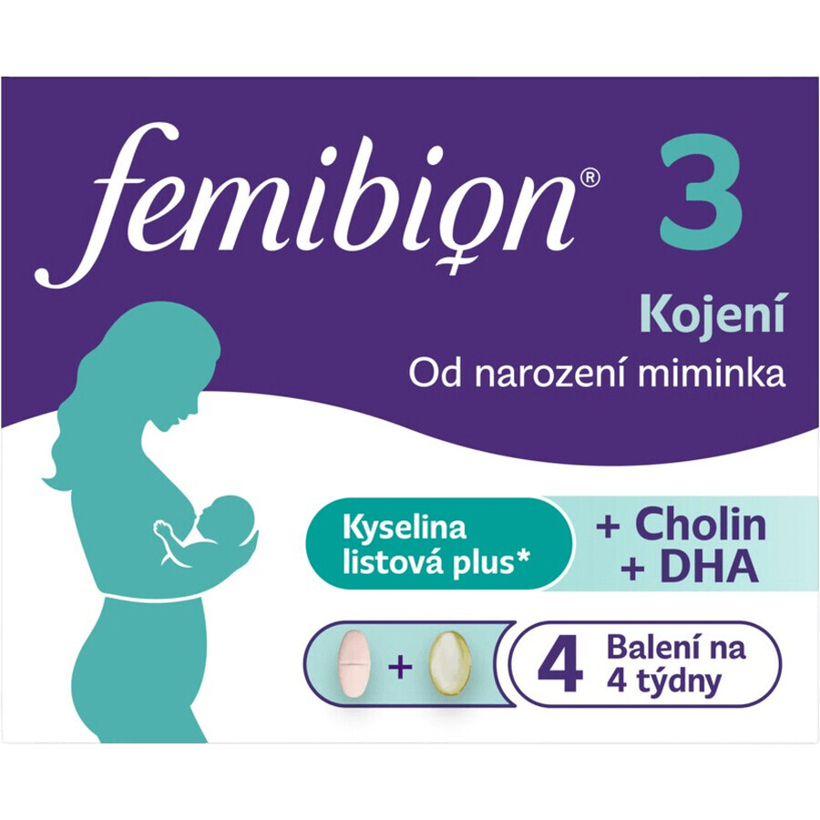 Femibion 3 Breastfeeding, 28 Tabletten und 28 Kapseln