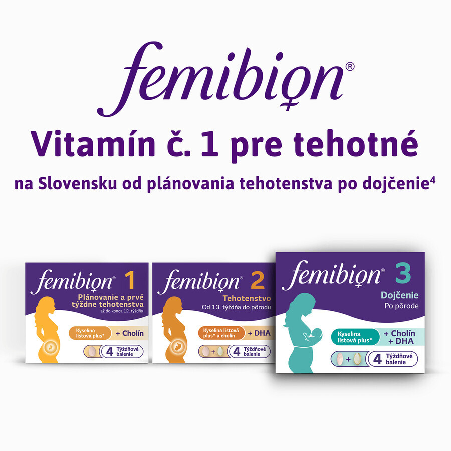 Femibion 3 Breastfeeding, 28 Tabletten und 28 Kapseln