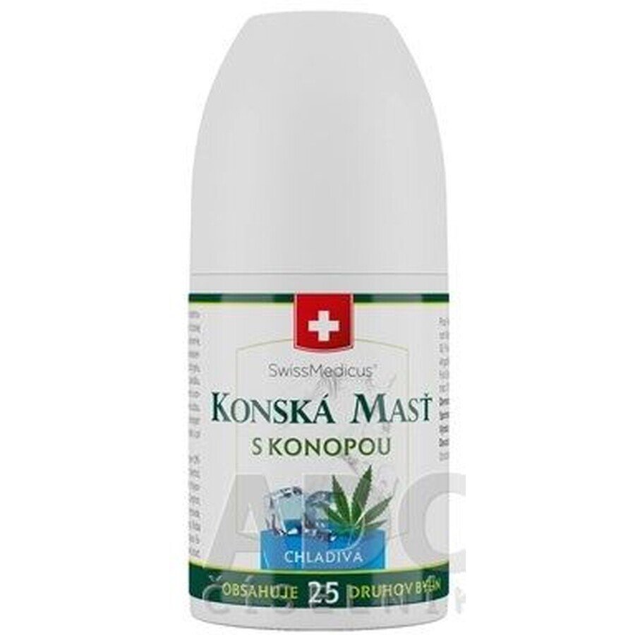 SwissMedicus Pommade rafraîchissante au chanvre pour chevaux 90 ml