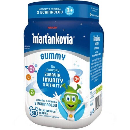 WALMARK Gummivitamine mit Echinacea Gelatine-Tabletten 50 Stück