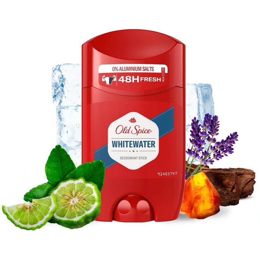 Old Spice Whitewater Solid Deodorant mit frischem Duft 50 ml