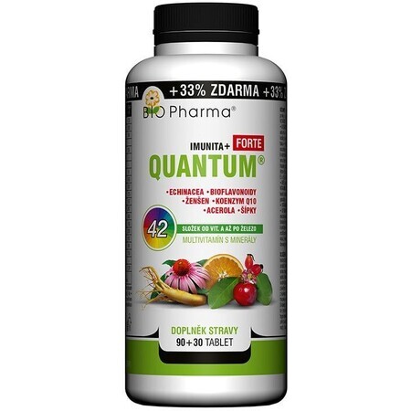 Bio Pharma Quantum Immunity+Forte 42 ingredients 120 tablets