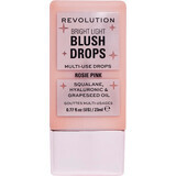 Revolution Bright Light Blush Drops Pink Rosie, Blush 23 ml