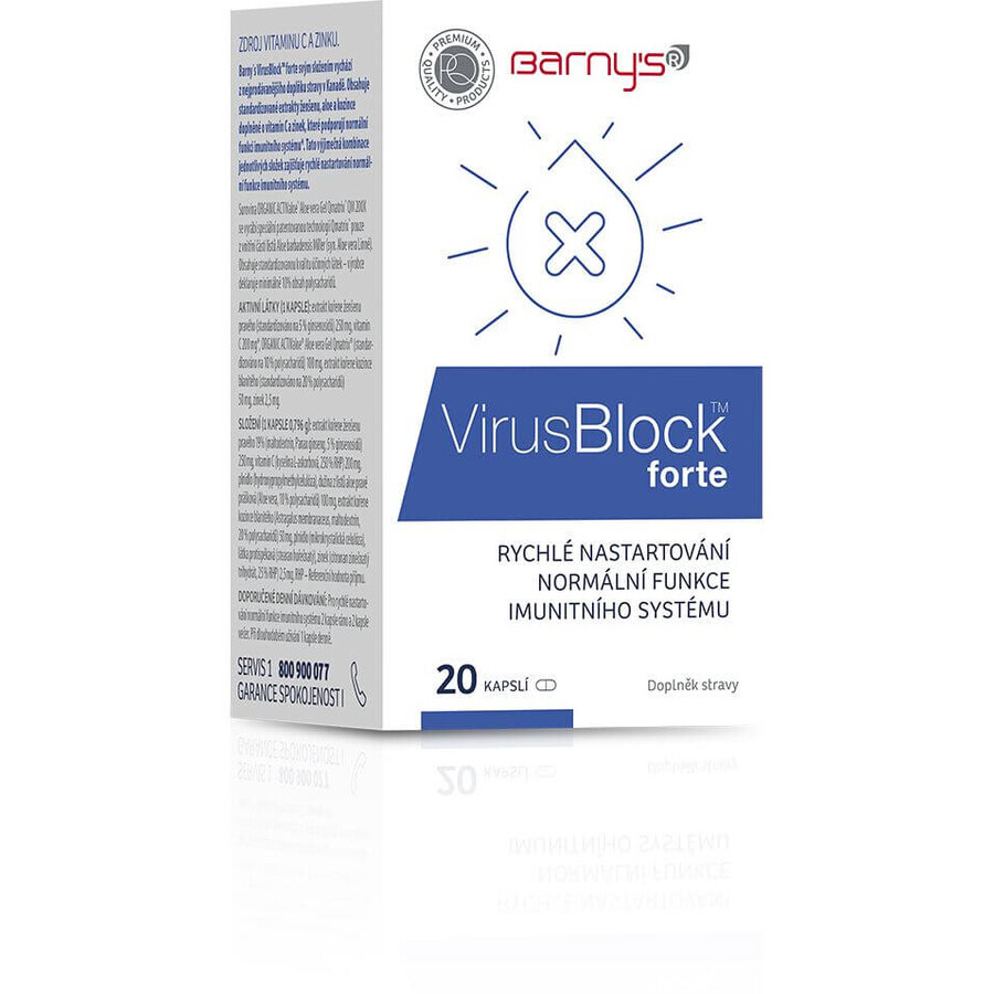 Barny's VirusBlock forte 20 gélules