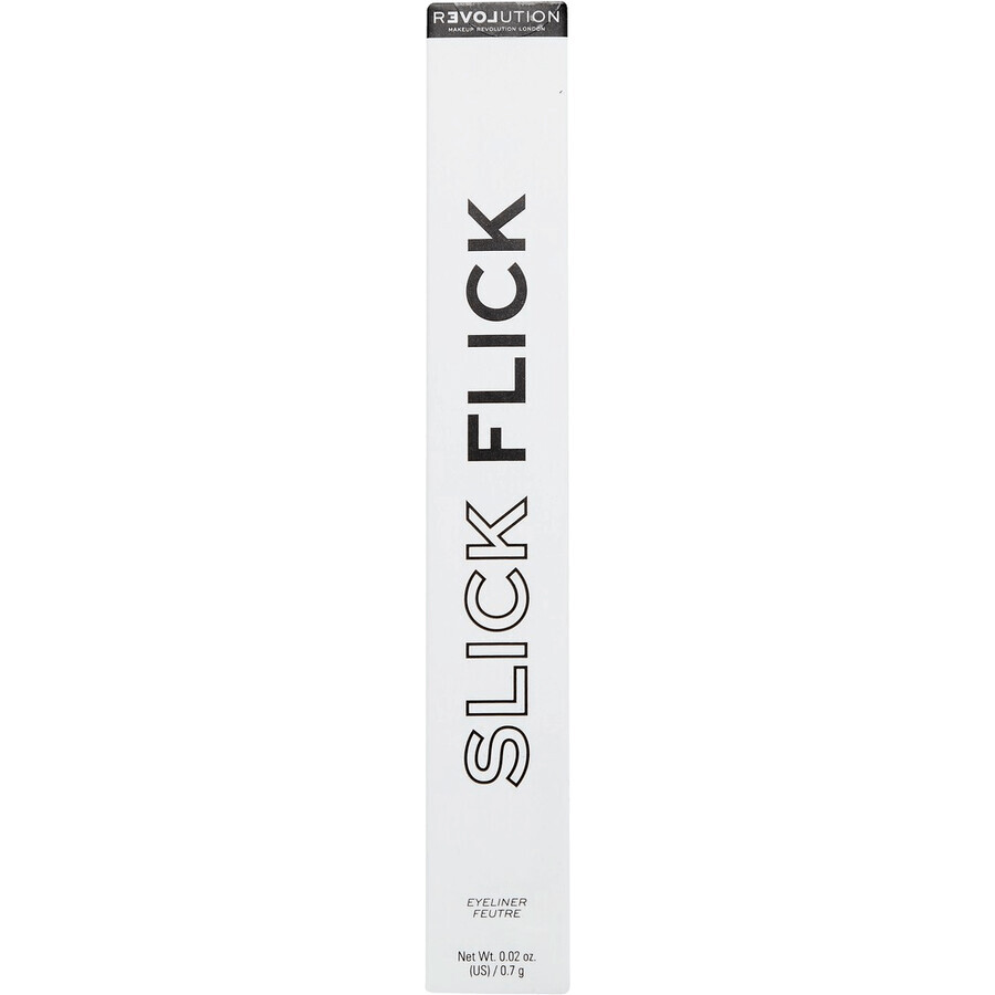 Revolution Relove Slick Flick - Negro, delineador de ojos 0,7 g