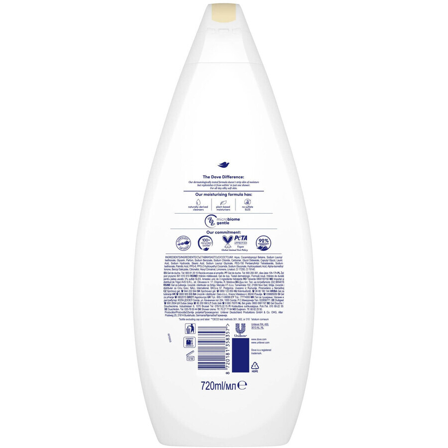 Dove Nourishing Silk Shower Gel 720 ml