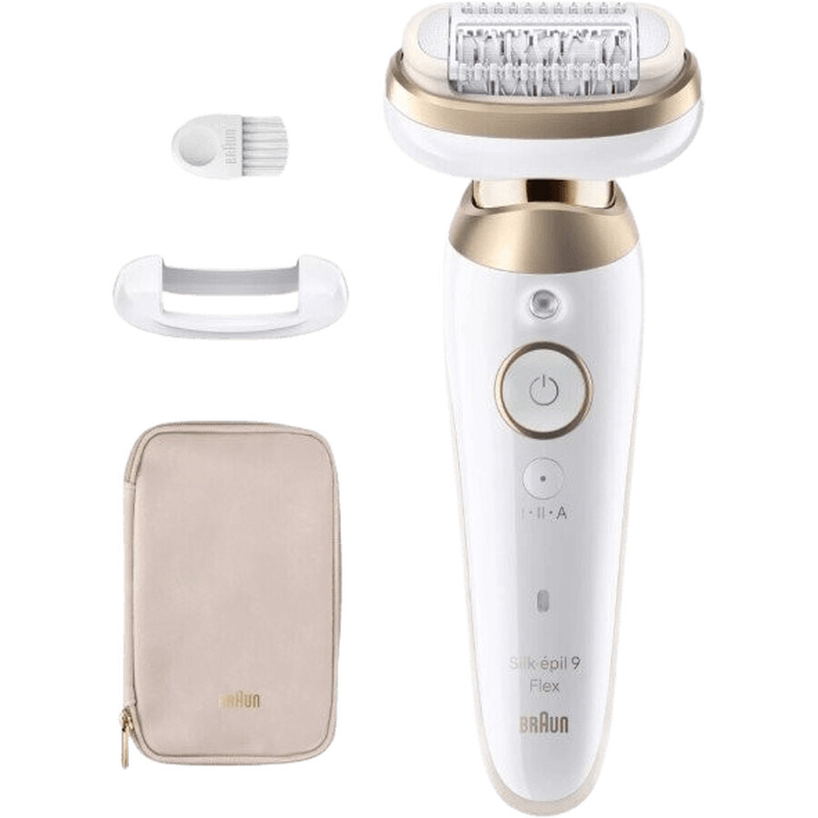 Braun Silk-épil 9 Flex, épilateur 9-011 3D, blanc/jaune