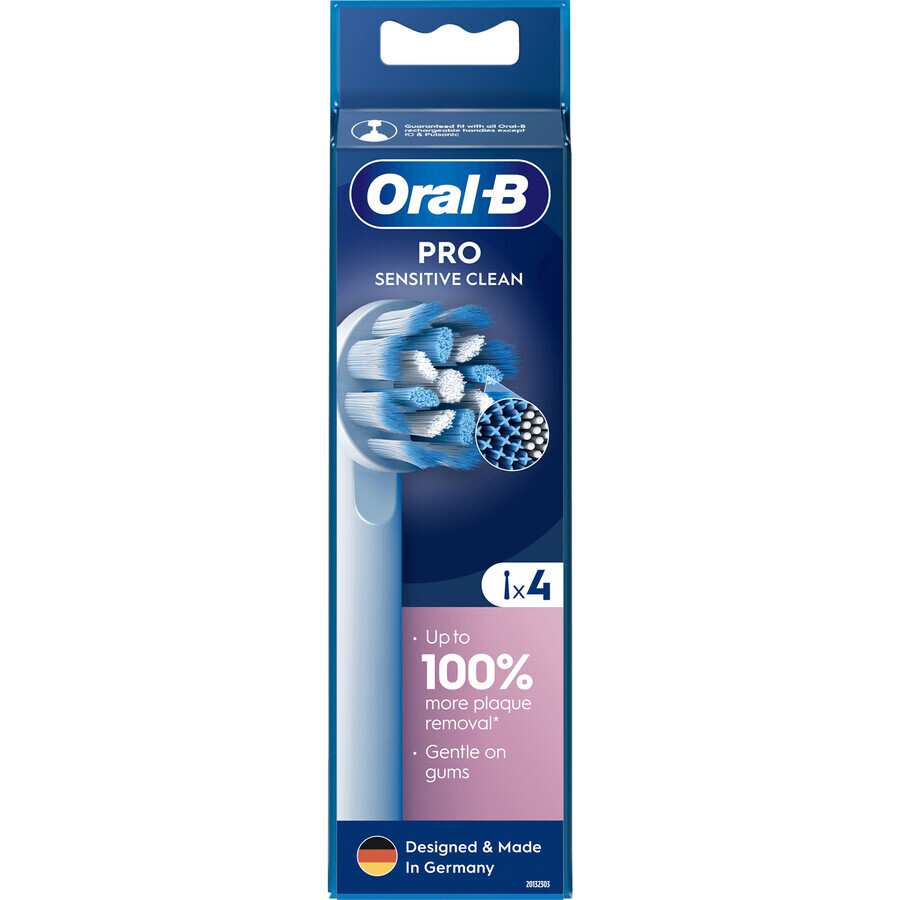 Oral-B Pro Sensitive Clean têtes de remplacement 4 pcs