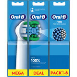 Oral-B Pro Precision Clean têtes de remplacement 6 pcs