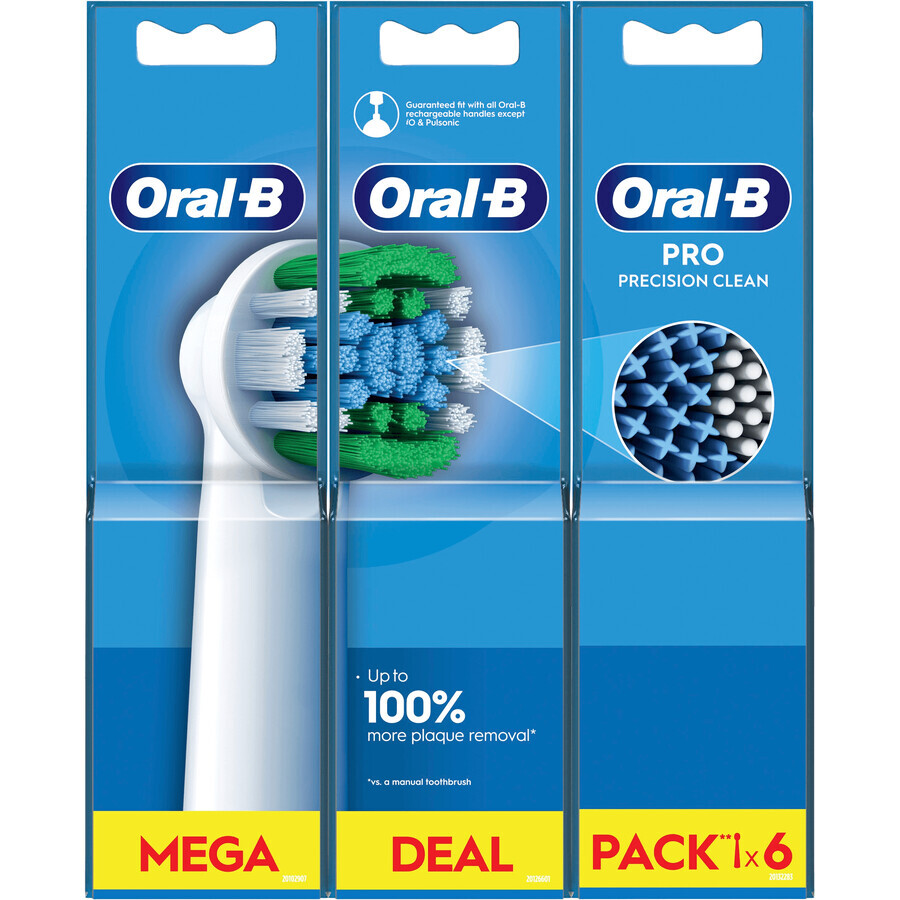 Oral-B Pro Precision Clean têtes de remplacement 6 pcs