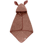 Asciugamano BIBS Kangaroo con cappuccio in cotone biologico - Woodchuck