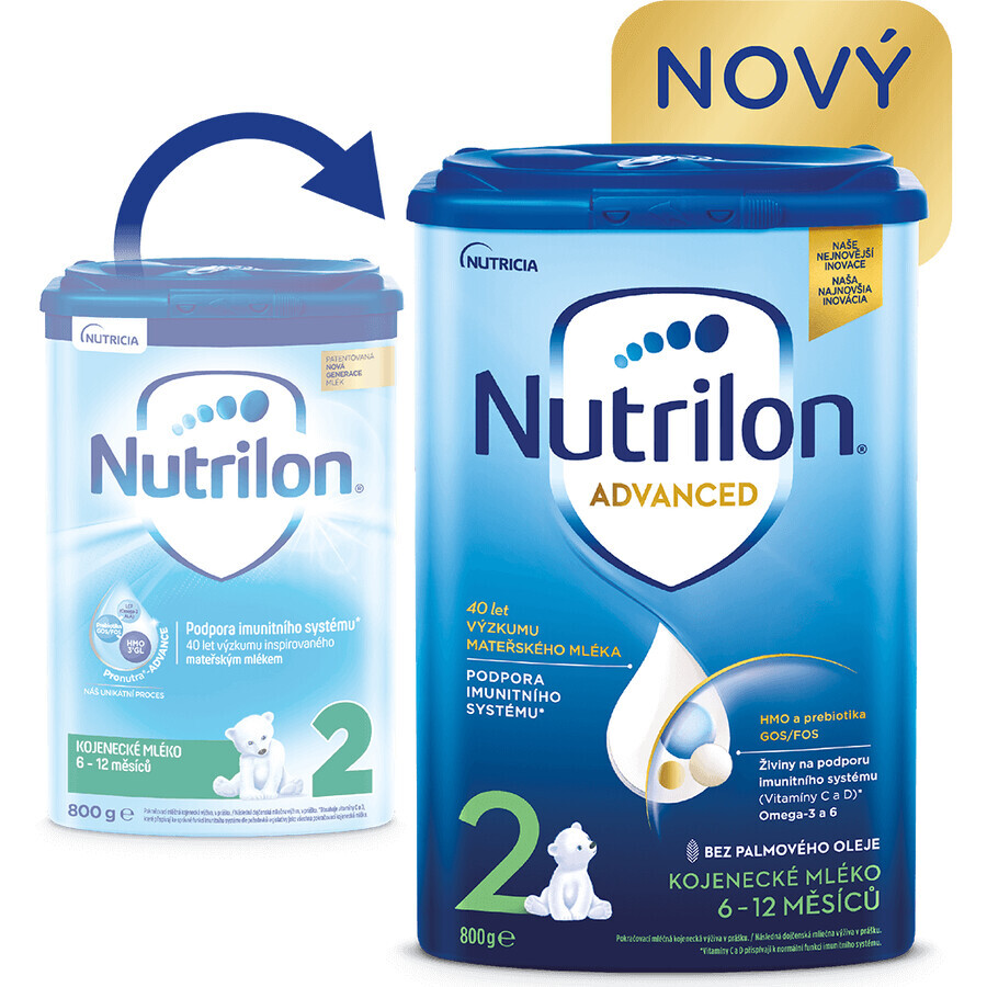 Nutrilon 2 Advanced opvolgmelkpoeder voor zuigelingen 6 x 800 g