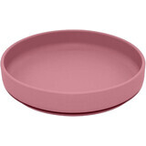 Petite&Mars Silicone saucer with suction cup TAKE&MATCH Dusty Rose 6m+ 400 ml