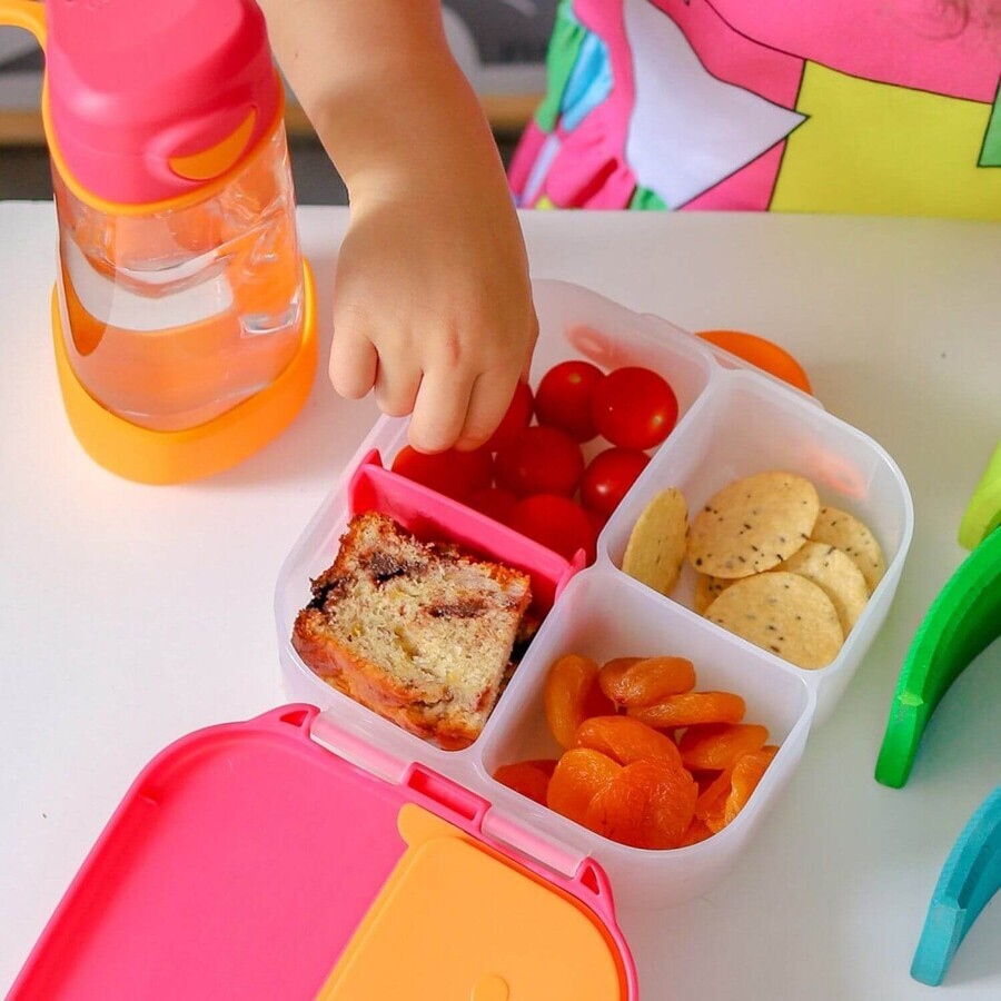 B. Snack box Snack box mediano rosa/naranja