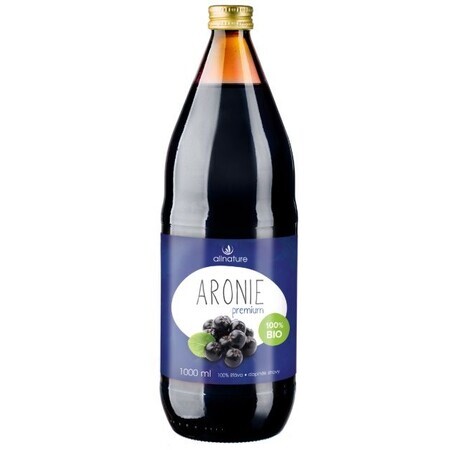 Allnature Aronia Premium organic 100% juice 1000 ml