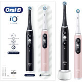 Oral-B EL.ZK Duo iO Series 6 Duo Pack Black&Pink + support + boîte