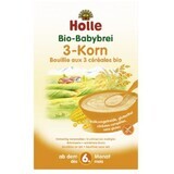 Terci de ovăz Holle Organic cu 3 cereale. 250 g